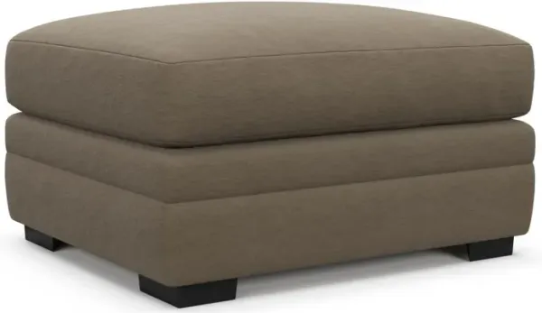 Boston Foam Comfort Ottoman - Merrimac Brownstone