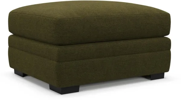 Boston Foam Comfort Ottoman - Midcentury Peat