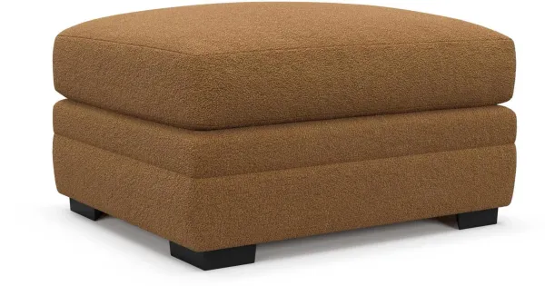 Boston Foam Comfort Ottoman - Nora Camel