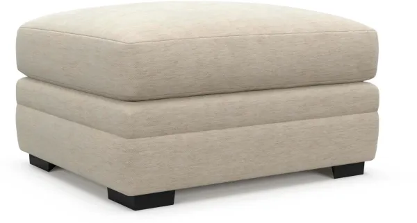 Boston Foam Comfort Ottoman - Luscious Champagne
