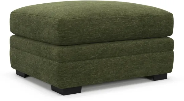 Boston Foam Comfort Ottoman - Luscious Green