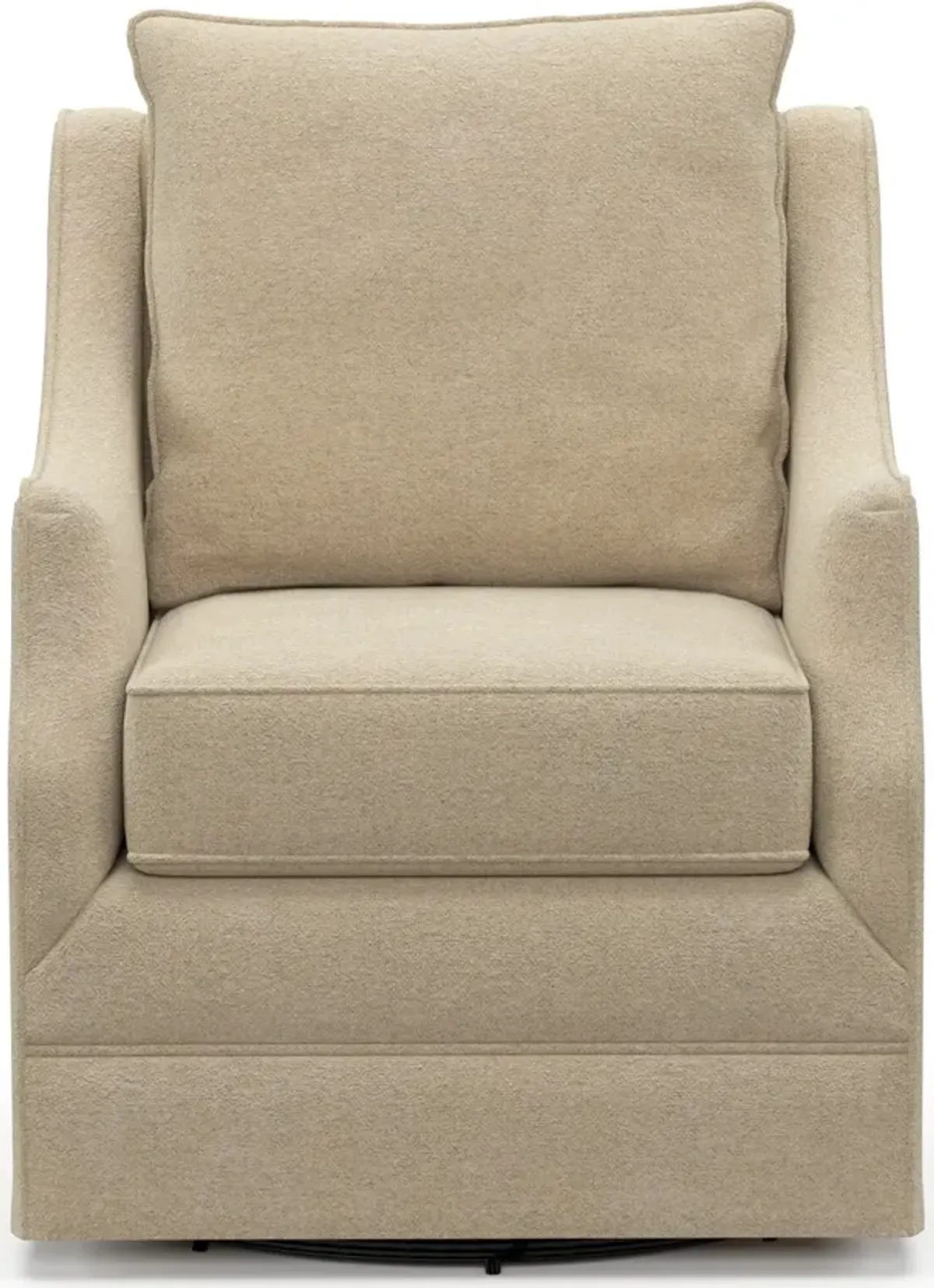 Mara Accent Swivel Chair - Midcentury Sand