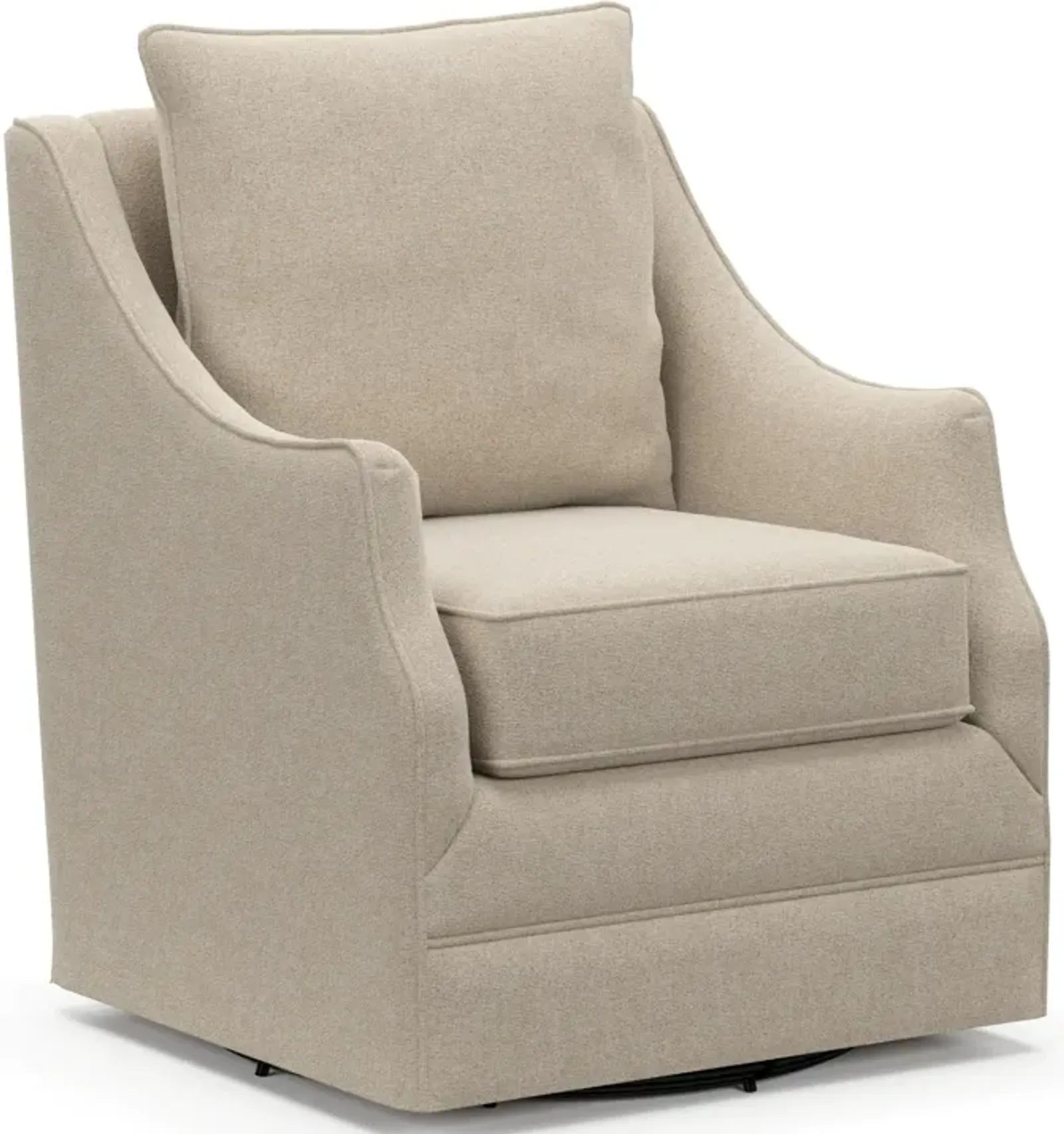 Mara  Accent Swivel Chair - Basker Antique