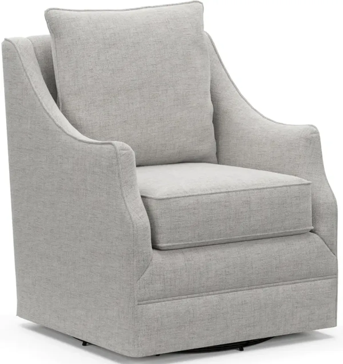 Mara  Accent Swivel Chair - Adario Fog