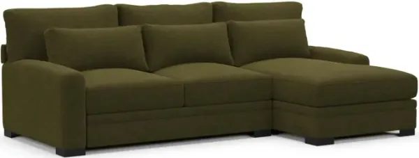 Boston Foam Comfort Sectional - Midcentury Peat