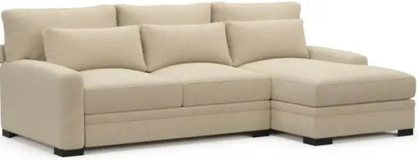 Boston Foam Comfort Sectional - Midcentury Sand