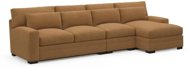Boston Foam Comfort Sectional - Nora Camel