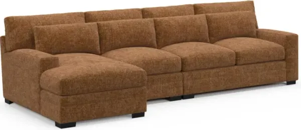 Boston Foam Comfort Sectional - Sundar Spice