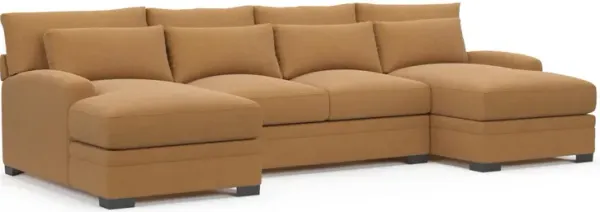 Boston Foam Comfort Sectional - Merrimac Topaz