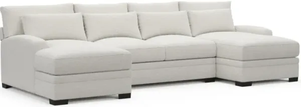 Boston Foam Comfort Sectional - Texel Gray