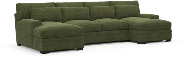 Boston Foam Comfort Sectional - Luscious Green
