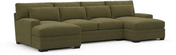 Boston Foam Comfort Sectional - Expedition Olive