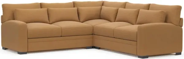 Boston Foam Comfort Sectional - Merrimac Topaz