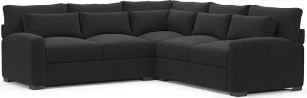 Boston Foam Comfort Sectional - Bloke Obsidian
