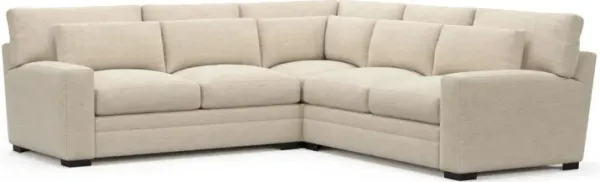Boston Foam Comfort Sectional - Luscious Champagne