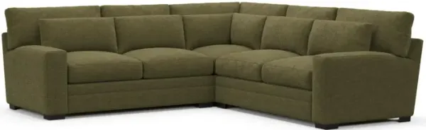 Boston Foam Comfort Sectional - Expedition Olive