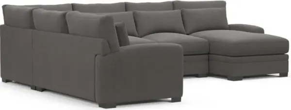 Boston Foam Comfort Sectional - Merrimac Ash
