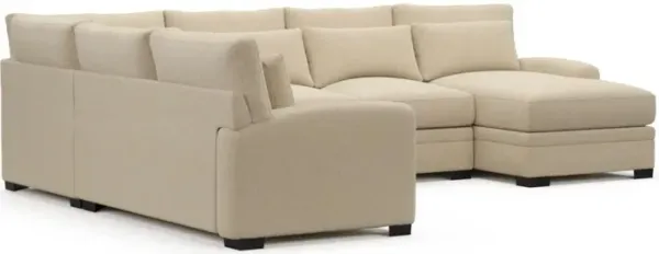 Boston Foam Comfort Sectional - Midcentury Sand