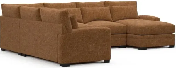 Boston Foam Comfort Sectional - Sundar Spice