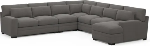 Boston Foam Comfort Sectional - Merrimac Ash