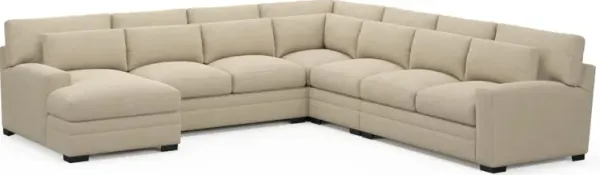 Boston Foam Comfort Sectional - Merrimac Ecru