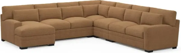 Boston Foam Comfort Sectional - Texel Caramel