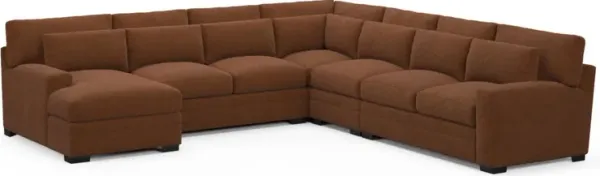 Boston Foam Comfort Sectional - Nora Chocolate