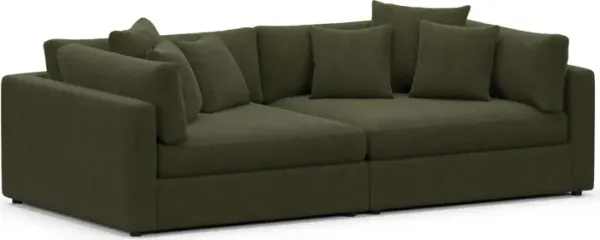Sasha Foam Comfort Sofa - Marina Moss