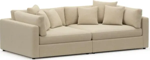 Sasha Foam Comfort Sofa - Midcentury Sand