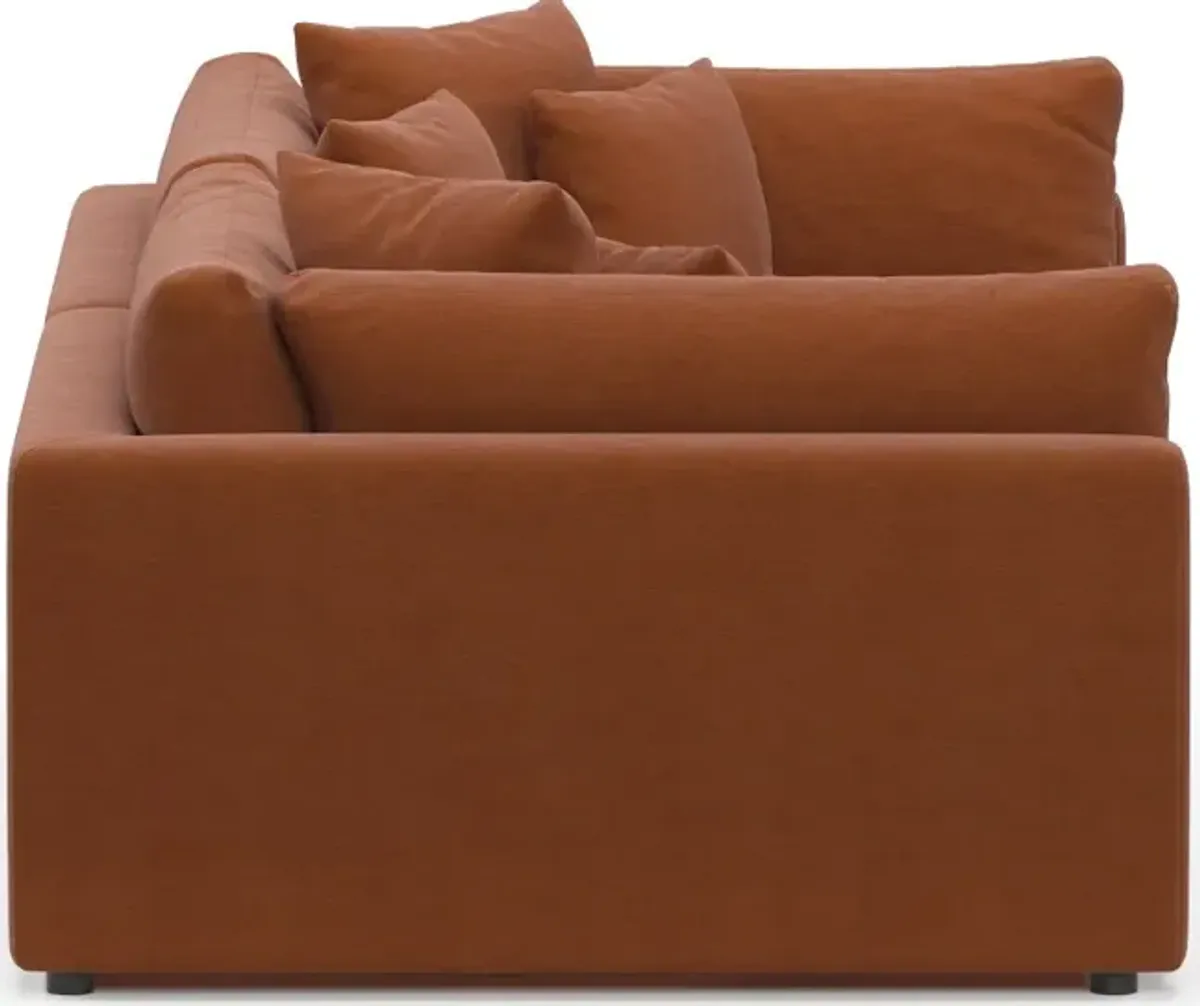 Haven Foam Comfort 2-Piece Media Sofa - Merrimac Brick