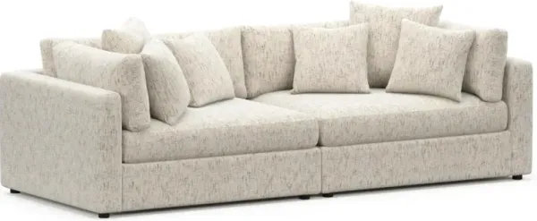 Sasha Foam Comfort Sofa - Haley Oyster