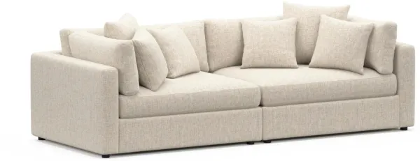 Sasha Foam Comfort Sofa - Haley Ivory