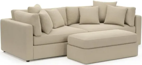 Sasha Foam Comfort Sectional - Merrimac Ecru