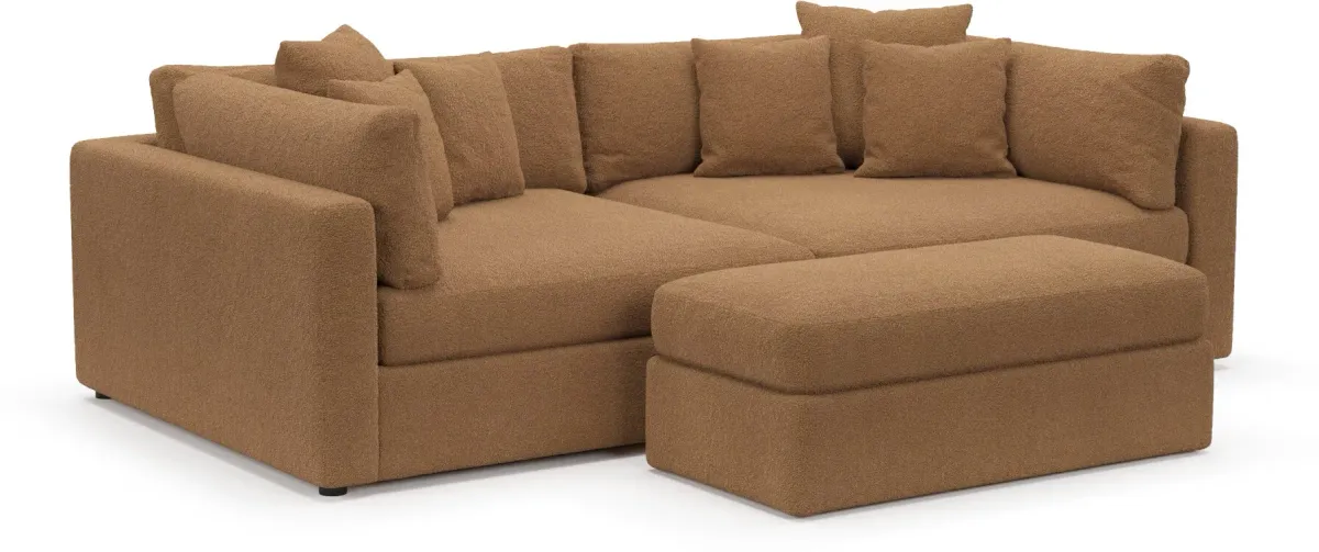 Haven Foam Comfort Sofa - Texel Caramel