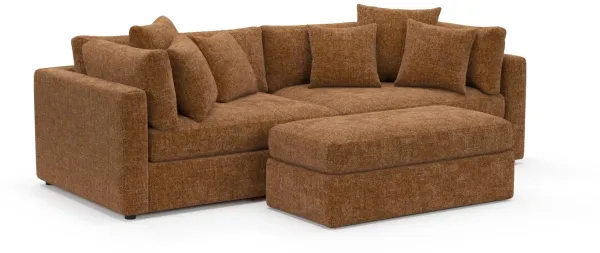 Sasha Foam Comfort Sectional - Sundar Spice