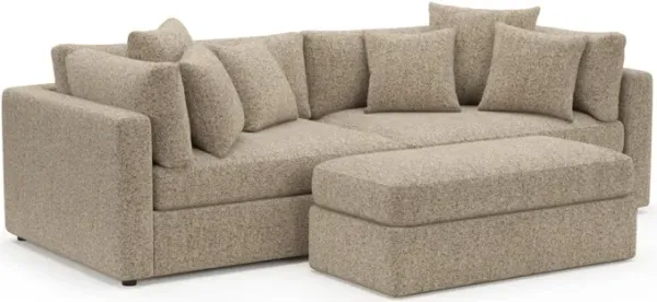 Sasha Foam Comfort Sectional - Haley Sand