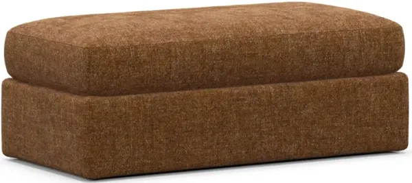 Sasha Foam Comfort Ottoman - Sundar Spice