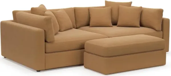 Sasha Foam Comfort Sectional - Merrimac Topaz