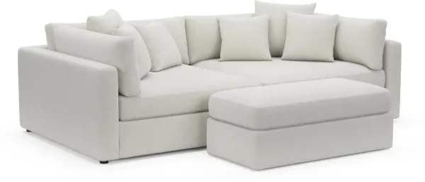 Sasha Foam Comfort Sectional - Texel Gray