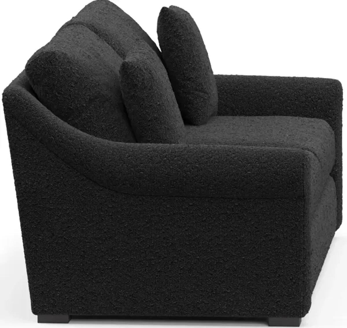 Bowery Foam Comfort 77" Sleeper Sofa - Bloke Obsidian