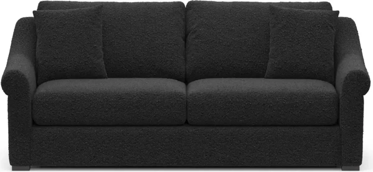 Bowery Foam Comfort 77" Sleeper Sofa - Bloke Obsidian