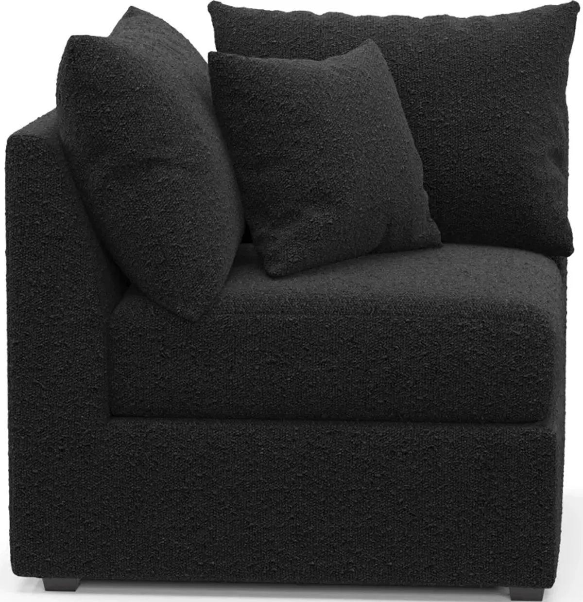 Nest Foam Comfort Corner Chair - Bloke Obsidian