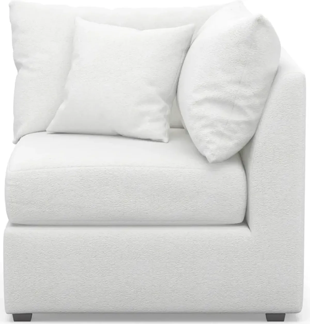 Nest Foam Comfort Corner Chair - Lovie Chalk