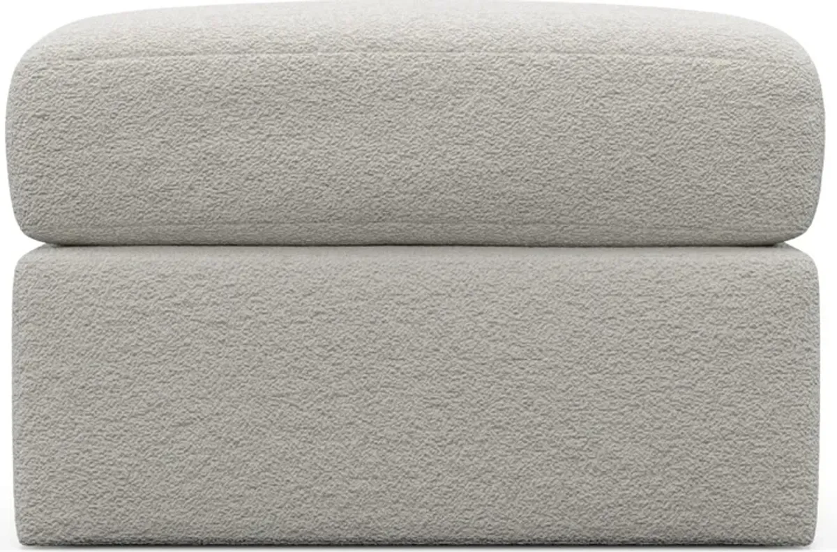 Nest Foam Comfort Ottoman - Texel Gray