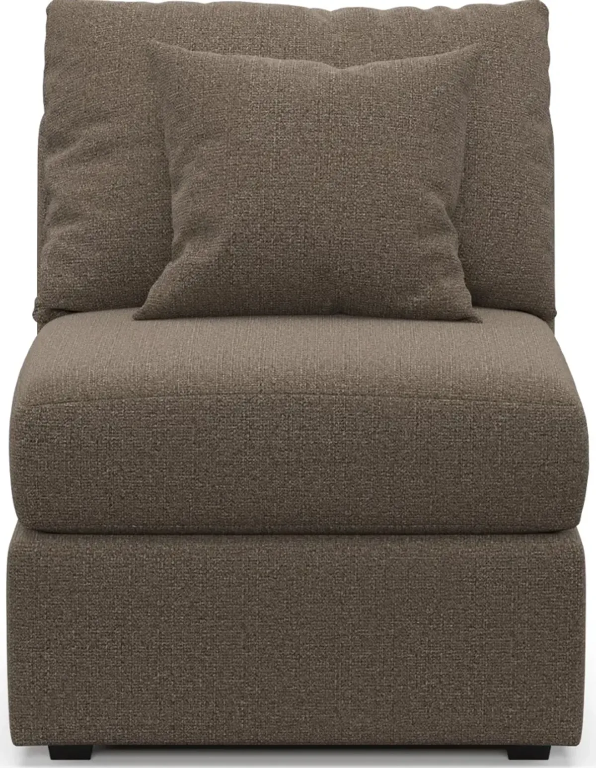 Nest Foam Comfort Armless Chair - Liv Umber