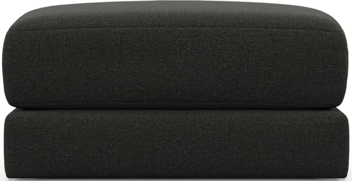 Nest Foam Comfort Short Ottoman - Liv Onyx