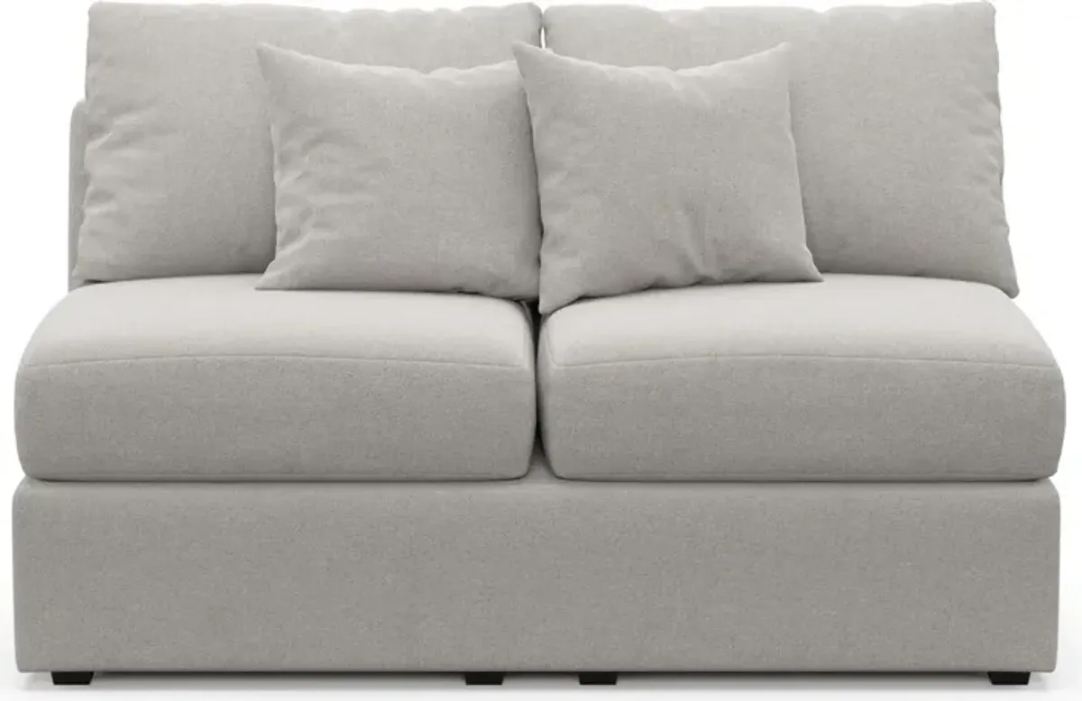 Nest Foam Comfort Armless Loveseat - Basker Dove