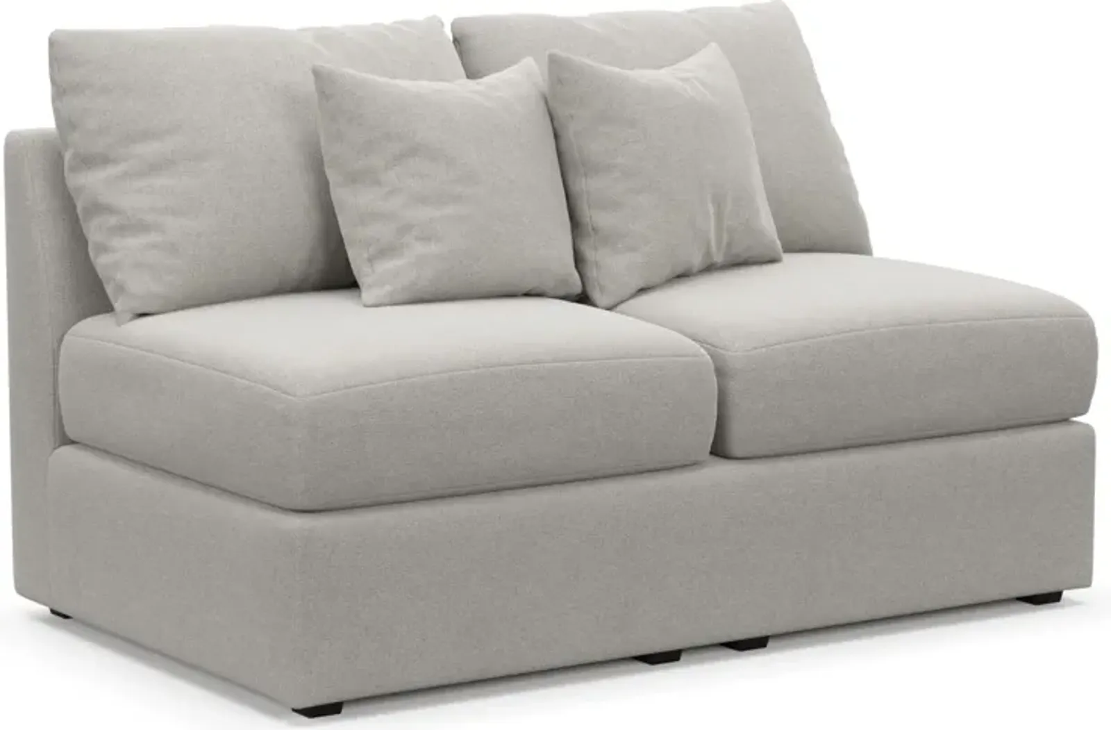 Nest Foam Comfort Armless Loveseat - Basker Dove