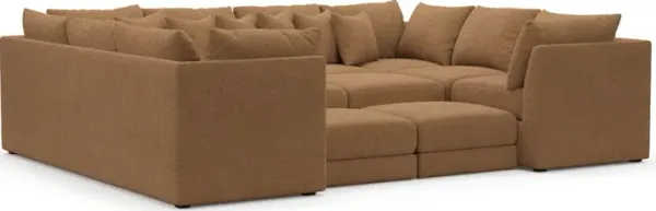 Nest Foam Comfort Sectional - Texel Caramel
