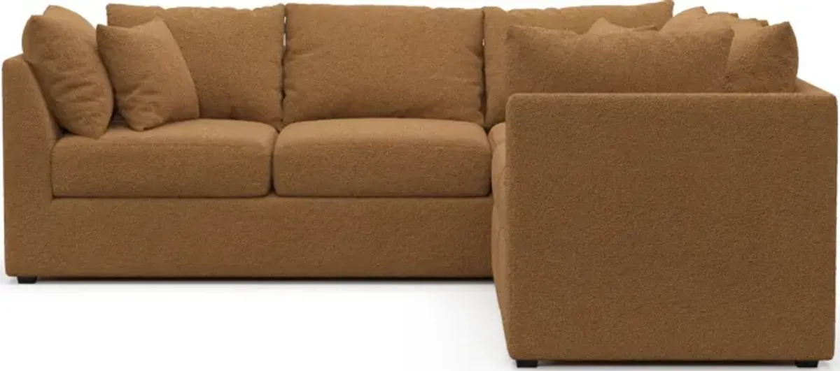 Nest Foam Comfort Sectional - Nora Camel